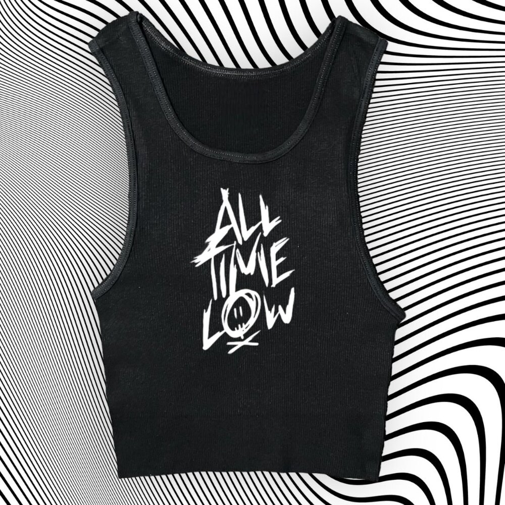 All Time Low Unisex Cropped Tank